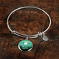 I Love All The Adventures We Have Together Stainless Steel or 18k Gold Circle Bangle Bracelet - Express Your Love Gifts