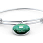 I Love All The Adventures We Have Together Stainless Steel or 18k Gold Circle Bangle Bracelet - Express Your Love Gifts