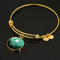 I Love All The Adventures We Have Together Stainless Steel or 18k Gold Circle Bangle Bracelet - Express Your Love Gifts