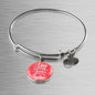 I Love All The Adventures We Have Together (Travel) Stainless Steel or 18k Gold Circle Bangle Bracelet - Express Your Love Gifts