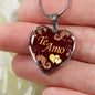 I Love You Spanish Gift Te Amo Heart Pendant Stainless Steel or 18k Gold Heart Pendant Necklace 18-22"-Express Your Love Gifts