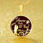I Love You Till The End Necklace Te Amare Hasta El Final Spanish Circle Pendant 18k Gold 18-22" - Express Your Love Gifts