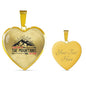 I Love You To The Mountains And Back Necklace Stainless Steel or 18k Gold Heart Pendant 18-22" - Express Your Love Gifts