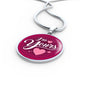 I'm Yours Circle Necklace Stainless Steel or 18k Gold 18-22"-Express Your Love Gifts
