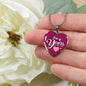 I'm Yours Necklace Stainless Steel or 18k Gold Heart Pendant 18-22"-Express Your Love Gifts