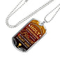 I Pray That I Will Forever Be Blessed Necklace Stainless Steel or 18k Gold Dog Tag 24" Chain-Express Your Love Gifts