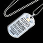I Think About You Always Necklace Stainless Steel or 18k Gold Dog Tag 24" Chain-Express Your Love Gifts