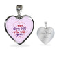 I Want All My Lasts To Be With You Necklace Stainless Steel or 18k Gold Heart Pendant 18-22" - Express Your Love Gifts