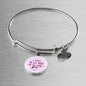 I Want All My Lasts To Be With You Stainless Steel or 18k Gold Circle Bangle Bracelet - Express Your Love Gifts