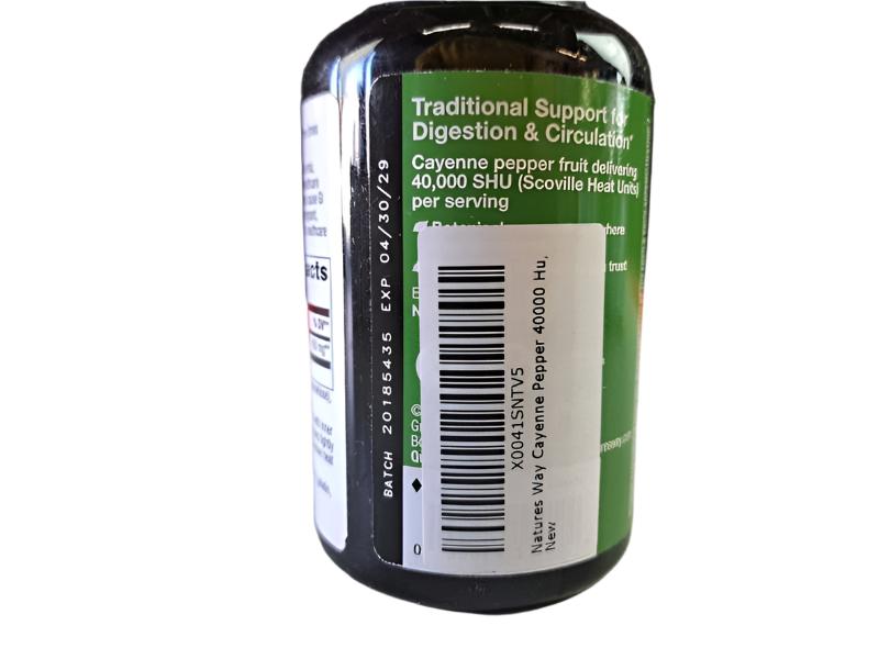 Nature's Way Cayenne Pepper – Digestion & Circulation Support, Non-GMO, 180 VCaps (Pack of 2)-Express Your Love Gifts