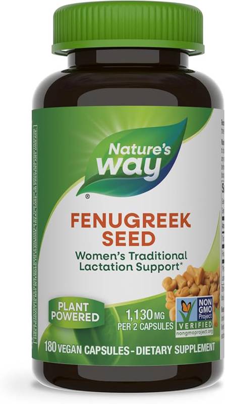 Nature’s Way Fenugreek Seed – 180 Capsules (Pack of 2)-Express Your Love Gifts