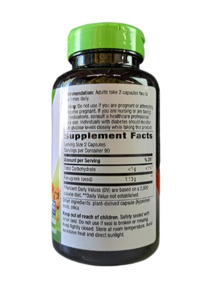 Nature’s Way Fenugreek Seed – 180 Capsules (Pack of 2)-Express Your Love Gifts