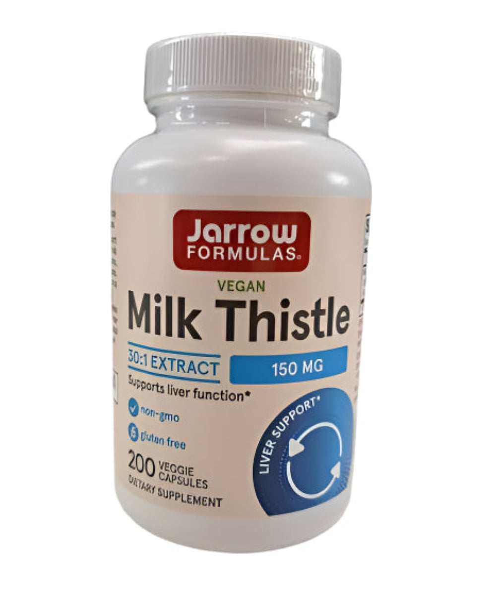 Jarrow Formulas Milk Thistle 150 mg, Liver Support Supplement, 200 Vegan Capsules-Express Your Love Gifts