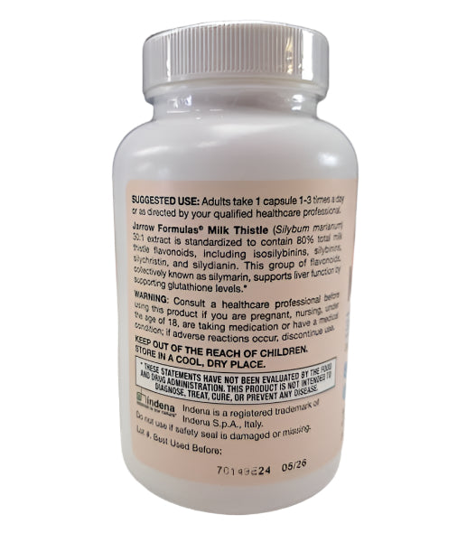 Jarrow Formulas Milk Thistle 150 mg, Liver Support Supplement, 200 Vegan Capsules-Express Your Love Gifts