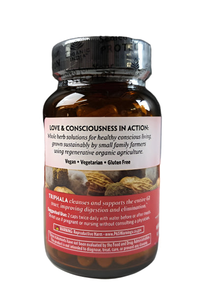 Organic India Triphala Herbal Supplement for Digestion & Colon Cleanse, 90 Vegetarian Capsules, Exp. 11/27/2026-Express Your Love Gifts