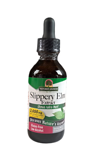Nature’s Answer Slippery Elm Extract Herbal Supplement, 2 fl oz, Kosher &amp; Gluten-Free-Express Your Love Gifts