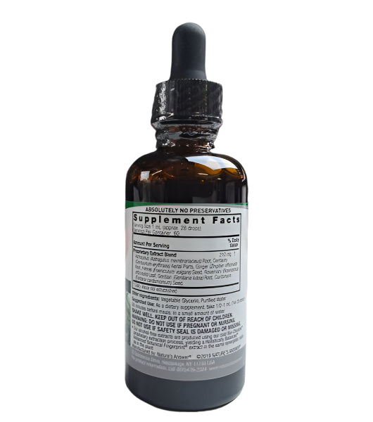 Nature's Answer Bitters & Ginger Herbal Supplement, Alcohol-Free Digestive Support, 2 fl oz-Express Your Love Gifts