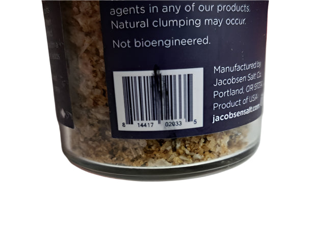 Jacobsen Salt Co. Black Garlic Infused Kosher Salt, 2.5 oz, Hand-Harvested from Oregon-Express Your Love Gifts