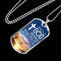 If God Brings You To It Necklace Stainless Steel or 18k Gold Dog Tag 24" Chain-Express Your Love Gifts