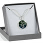 If You Correct Your Mind Circle Necklace Stainless Steel or 18k Gold 18-22"-Express Your Love Gifts