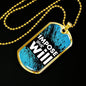 Impose Your Will Necklace Stainless Steel or 18k Gold Dog Tag 24" Chain-Express Your Love Gifts
