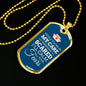 In My Care Nurse Nurse Necklace Stainless Steel or 18k Gold Dog Tag 24" Chain-Express Your Love Gifts