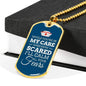 In My Care Nurse Nurse Necklace Stainless Steel or 18k Gold Dog Tag 24" Chain-Express Your Love Gifts