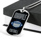 Indianapolis Fan Necklace Dog Tag Stainless Steel or 18k Gold 24" Chain - Express Your Love Gifts