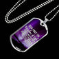 Inspirational Religious Gift Seek God First Always Stainless Steel or 18k Gold Dog Tag 24" Chain-Express Your Love Gifts