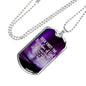 Inspirational Religious Gift Seek God First Always Stainless Steel or 18k Gold Dog Tag 24" Chain-Express Your Love Gifts