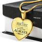 Isaiah 41:10 Fear Not Necklace Stainless Steel or 18k Gold Heart Pendant 18-22" - Express Your Love Gifts