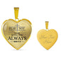 Isaiah 41:10 Fear Not Necklace Stainless Steel or 18k Gold Heart Pendant 18-22" - Express Your Love Gifts