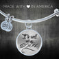 It Is Well With My Soul Circle Bangle Stainless Steel or 18k Gold - Express Your Love Gifts