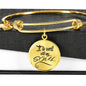 It Is Well With My Soul Circle Bangle Stainless Steel or 18k Gold - Express Your Love Gifts