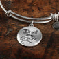 It Is Well With My Soul Circle Bangle Stainless Steel or 18k Gold - Express Your Love Gifts