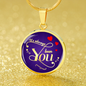 It'S Always Been You Circle Necklace 18k Gold 18-22" - Express Your Love Gifts
