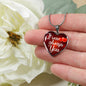 It Was Always You Necklace Stainless Steel or 18k Gold Heart Pendant 18-22" - Express Your Love Gifts