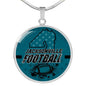 Jacksonville Football Fan Stainless Steel Sports Necklace Stainless Steel or 18k Gold 18-22" - Express Your Love Gifts