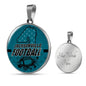 Jacksonville Football Fan Stainless Steel Sports Necklace Stainless Steel or 18k Gold 18-22" - Express Your Love Gifts