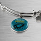 Jacksonville Fan Football Gift Welcome To Sacksonville Circle Bracelet Bangle - Express Your Love Gifts