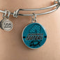 Jacksonville Fan Football Sports Gift Stainless Steel or 18k Gold Circle Bracelet Bangle - Express Your Love Gifts
