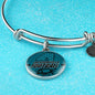Jacksonville Fan Football Sports Gift Stainless Steel or 18k Gold Circle Bracelet Bangle - Express Your Love Gifts