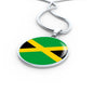 Jamaica Flag Necklace Jamaica Flag Stainless Steel or 18k Gold 18-22" - Express Your Love Gifts