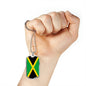 Jamaica Flag Necklace Jamaica Flag Stainless Steel or 18k Gold Dog Tag 24" - Express Your Love Gifts