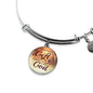 James 1:17 Perfect Gift Stainless Steel or 18k Gold Circle Bangle Bracelet - Express Your Love Gifts
