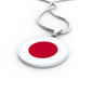 Japan Flag Necklace Japan Flag Stainless Steel or 18k Gold 18-22" - Express Your Love Gifts
