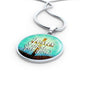 Jesus Died For You Circle Necklace Stainless Steel or 18k Gold 18-22" - Express Your Love Gifts