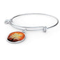 Jesus Died For You Stainless Steel or 18k Gold Circle Bangle Bracelet - Express Your Love Gifts
