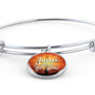 Jesus Died For You Stainless Steel or 18k Gold Circle Bangle Bracelet - Express Your Love Gifts
