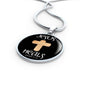 Jesus Heals Christian Gift Circle Necklace Stainless Steel or 18k Gold 18-22" - Express Your Love Gifts